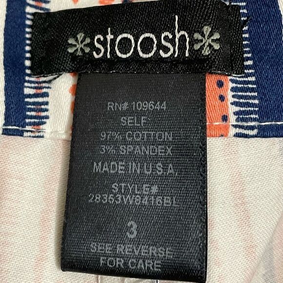 Stoosh Multicolored Retro Striped Shorts (Size: 3 Juniors) - Picture 3 of 9